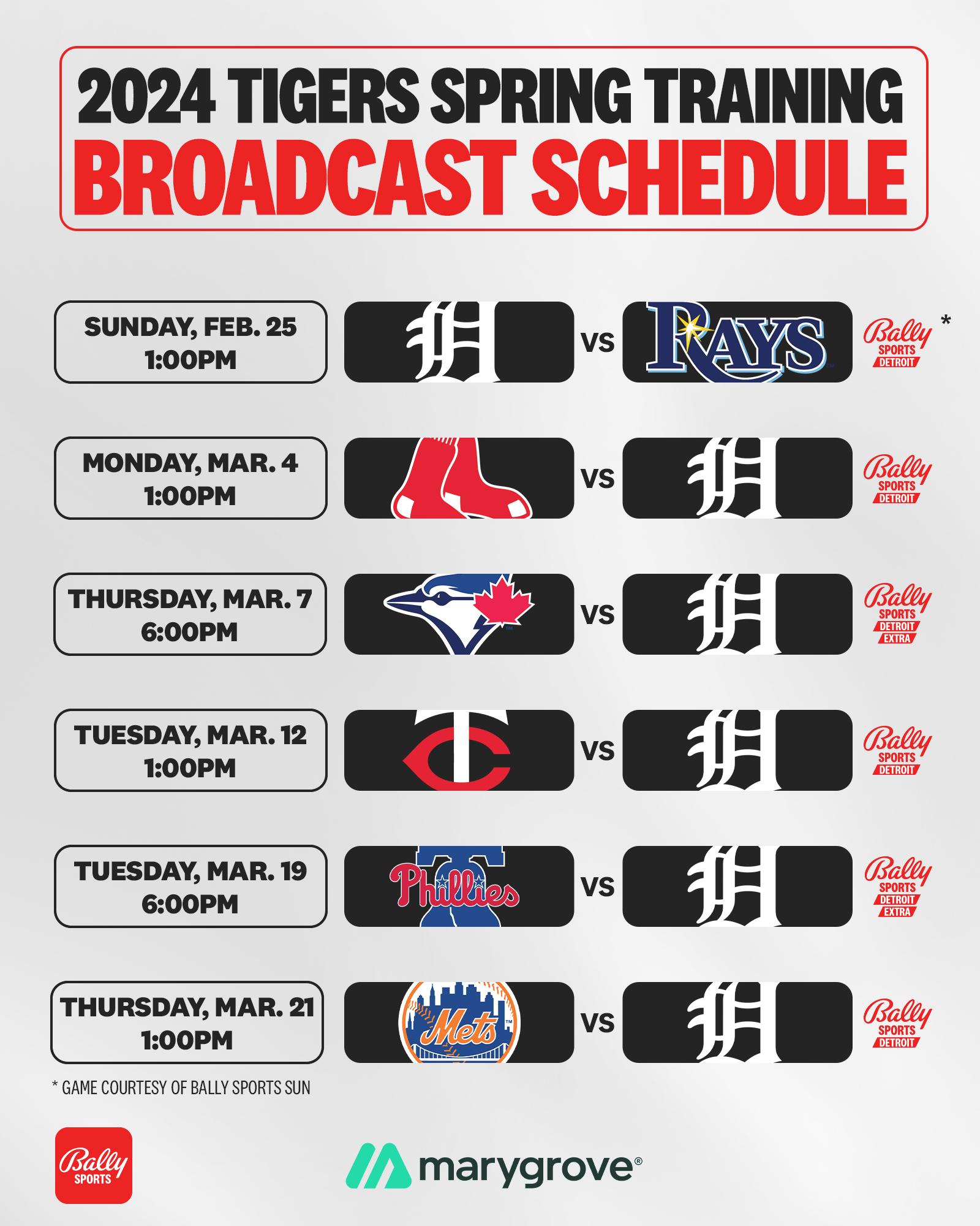 Bally Sports: Braves] Our 2024 spring training broadcast schedule